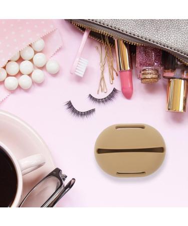 HEMOTON 1set Powder Puff Storage Box Handbags The Tote Bag Makeup Sponge Silicone Carrying Holder Make up Bag Face Makeup Brushes Powder Puff Container Storage Containers Khaki - Buy Online on GoSupps.com