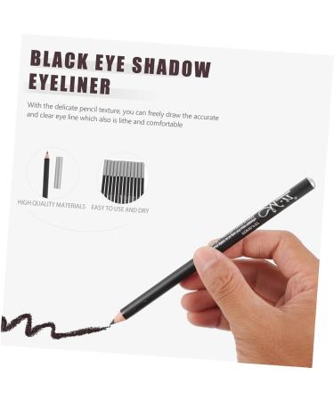 BELLIFFY 12pcs Black Eyeliner 1 Highlighter Eye Liner Pen Eye Grooming Pens Beauty Supply Makeup Tool Wood - Buy Online on GoSupps.com