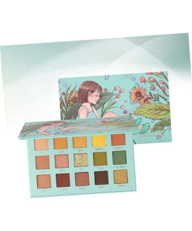 FOMIYES 2 Pcs Glitter Eye Shadow Eyeshadow Rainbow Makeup Accessories Eyeshadow Palette Polarized Childhood 1 count (Pack of 1) Greenx2pcs - Buy Online on GoSupps.com