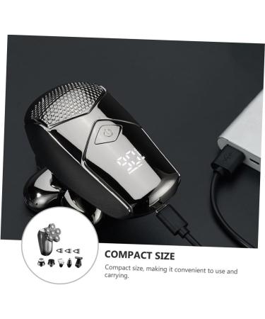 5 Sets Electric Shaver for Men - Rechargeable Waterproof Portable Travel Razor with 6 Heads & Beard Trimmer - Buy Online on GoSupps.com