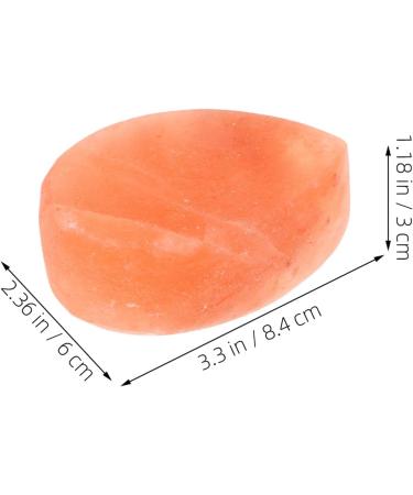 DECOMELODY 2 Pieces Callus Scrub Stone Body Scrub Deodorant Massage Stone Natural Salt Soap Pink Salt Stone Polished Salt Stone Skin Exfoliating Soap Heart-Shaped Unscented Soap - Buy Online on GoSupps.com