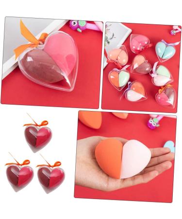 DOITOOL 3 Boxes Heart-shaped Makeup Sponge Beauty Sponges Face Powder Sponge Powder Puff Applicator Makeup Powder Puffs Blending Sponge Tool Travel So Soft Cream Hydrophilic Polyurethane 9x6cm As Shown - Buy Online on GoSupps.com