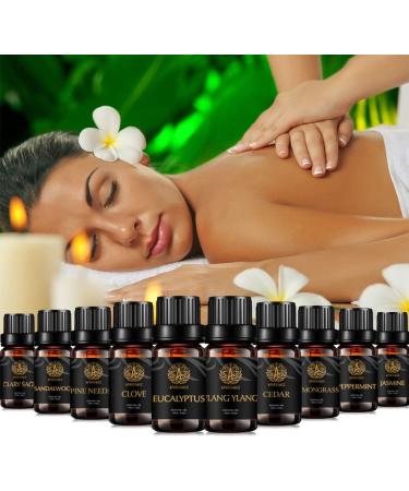 Aromatherapy Cedar Essential Oil Set for Diffuser 10X10ml 100% Pure Sandalwood Essential Oil Set for Room Spray Pure Jasmine Oils Set-Clary Sage Ylang Ylang Pine Needles... Oils Set for Air Freshener Freshen Surround - Buy Online on GoSupps.com