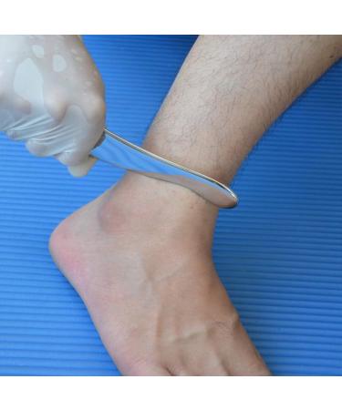 NCCYOOT Gua sha tool Stainless Steel Gua Sha IASTM tool muscle scraper guasha massage tool for soft tissue mobilization tool physical therapy(E) E Shape - Buy Online on GoSupps.com