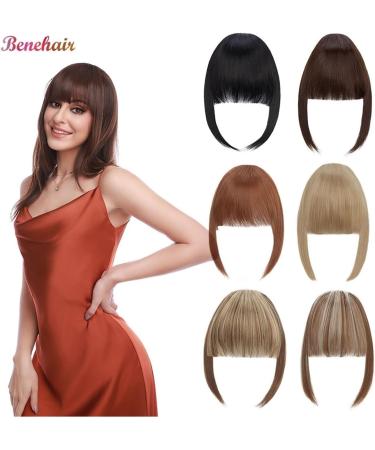 Bangs Hair Clip Synthetic Fake Blunt Air Bangs Clip in Hair Extensions Clip in French Bangs Straight Fringe False Hairpiece for Women Bangs Clip in Hair(Color:4A) - Buy Online on GoSupps.com