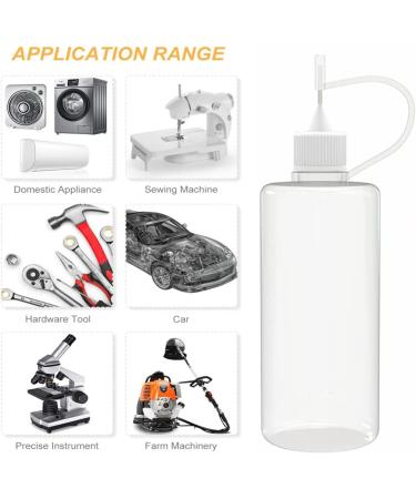 12 Pcs 1oz Precision Applicator Bottles with Mini Funnels - Ideal for Paint, Quilling, Crafts - Multicolor Lids - Buy Online on GoSupps.com