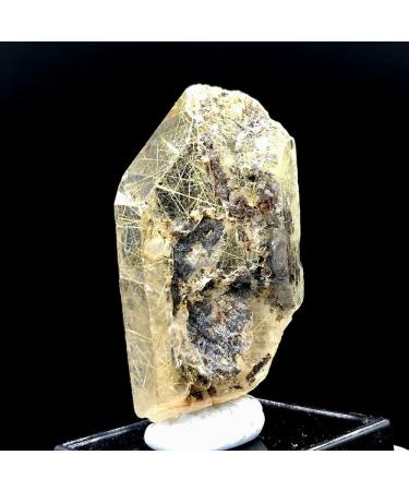 ERNZI Natural Rutile Quartz Crystal Specimen - Golden Hair Rutila Titanum #119 | Shop Internationally - Buy Online on GoSupps.com