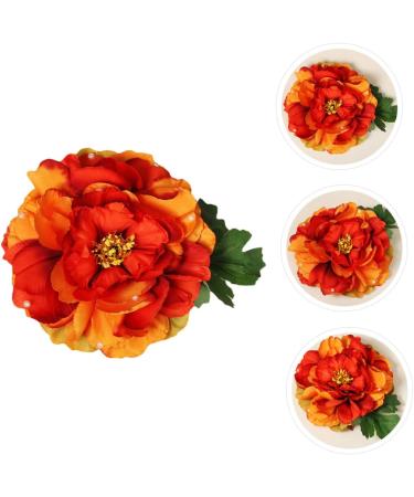 FRCOLOR wedding Girls flower hairpin flower wreath accessories wedding hair clip Beach flower hair clip flower brooches for women Hibiscus the flowers silk flower hula dance - Buy Online on GoSupps.com
