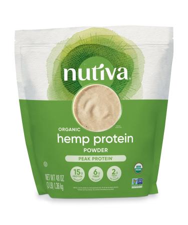 Nutiva Organic Hemp Protein - 3 lbs Pack of 5