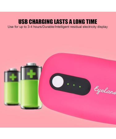 Eyelash Fan for Lash Extensions - Mini USB Rechargeable Portable Fan for Eyelash Glue Drying - Pink Personal Fan for Women & Girls - Buy Online on GoSupps.com