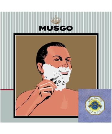 Oh Brito Shaving Soap MUSGO Ach Brito Made in Portugal 100 g - Buy Online on GoSupps.com