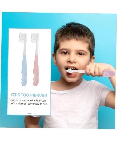 Shop Homsfou Soft Children's Toothbrush - 3 Pack in Assorted Colors | Bulk Baby and Kids Toothbrush for Gentle Cleaning | Ideal for Home Dental Care - Buy Online on GoSupps.com
