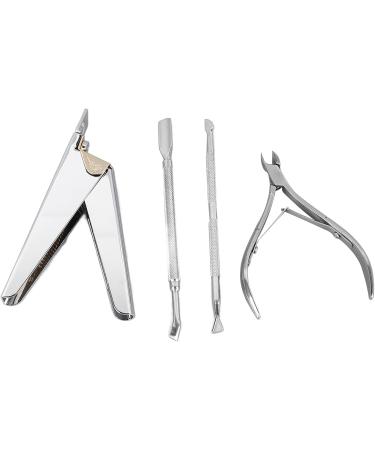 Manicure Scissors Set Stainless Steel Dead Skin Cuticle Remover Manicure Tools with Tight Biting and Smooth Opening Professional Nail Beauty Tools for Nail Salon Rust Proof - Buy Online on GoSupps.com