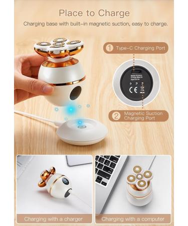 Buy Electric Razors for Women - 5D Facial Hair Removal Rechargeable Wet & Dry Trimmer Painless Waterproof Shaver for Legs Bikini & Body - Buy Online on GoSupps.com