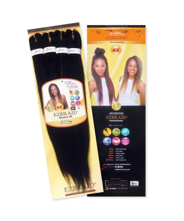 Quatro 4x Easy Braid 26 Pre-Stretched Hair 1B - Top Quality & Convenience - Buy Online on GoSupps.com