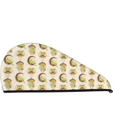 Super Absorbent Frogs Microfiber Hair Towel | Quick Dry Coral Velvet Wrap for Long Curly & Thick Hair - Soft & Stylish for Women - Buy Online on GoSupps.com