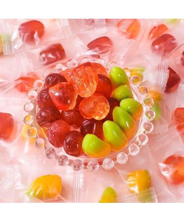Peeled fruit juice gummies white peach mango grape flavored fruit juice content fudge delicious soft candy chewing candy healthy desserts wedding candies casual snacks gift pack (Mixed flavors 3bag) Mixed flavors 3bag - Buy Online on GoSupps.com