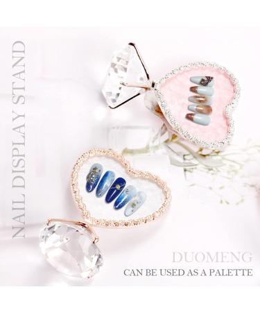 Multifunctional Nail Art Palette - Bright Crystal Nail Display for DIY & Studios | Perfect for Nail Schools & Families - Buy Online on GoSupps.com