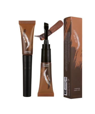 G n rique Eyebrow Tint Waterproof Brow Color 4.45x0.98in Semi-Permanent Dye Stain Instant Beauty Makeup Long-Lasting Formula for Men Women Adults Eyebrow Enhancement