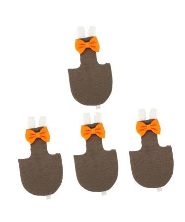 PopetPop 4 pieces Flying bird diapers Nymphensittich flight suit sweet urine-neoprene suit duck diapers diapers for small birds pair of pigeon pants flight diaper long cotton protection 17x9cmx4pcs as shown