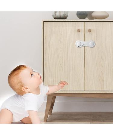 10 Child Locking Cabinet Drawer Locks - Easy Install Baby Safety Locks for Cupboards & Refrigerators - Buy Online on GoSupps.com