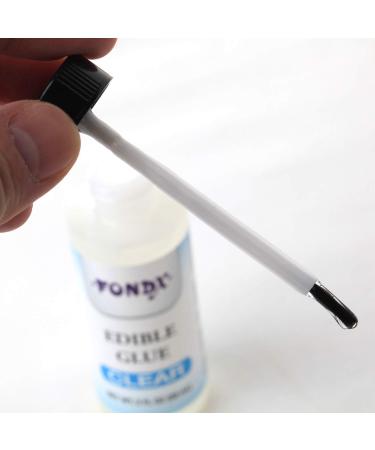 FONDX Edible Glue Clear 2 fl oz - Food-Safe Adhesive for Cake Decorating - Buy Online on GoSupps.com