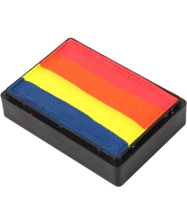  Fockety Fockety Face and Body Paint 4 Colors Split Cake Palette Soft Safe for Hand Painting Children's Education 30g (24) - Buy Online on GoSupps.com