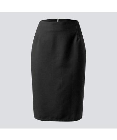 Shop Women's High Waist Black Skirt | Boho Elegant Vintage A-Line Beach Skirt in XXL - Buy Online on GoSupps.com