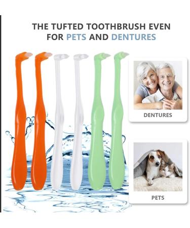 SSRDFU Tuft Toothbrush Set 6 Pieces for Detail Cleaning | Soft Interdental Brush for Ultimate Oral Care - Buy Online on GoSupps.com