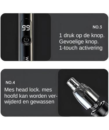 Nose Hair Trimmer for Men Nose Hair Trimmer for Women Electric Ear Hair Trimmer Safe Portable Nose Hair Remover Multifunctional nose hair remover beauty tools for business - Buy Online on GoSupps.com