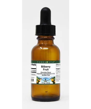 Bilberry Fruit Glycerite Liquid Extract (1:5) - Chocolate Flavored (1 oz ZIN: 522115)