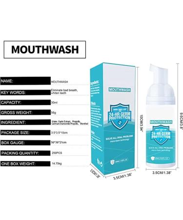 Teethaid Mouthwash & Whitening Toothpaste - Fresh Breath & Dental Health - Portable Oral Care (2/3/5 PCs) - Buy Online on GoSupps.com
