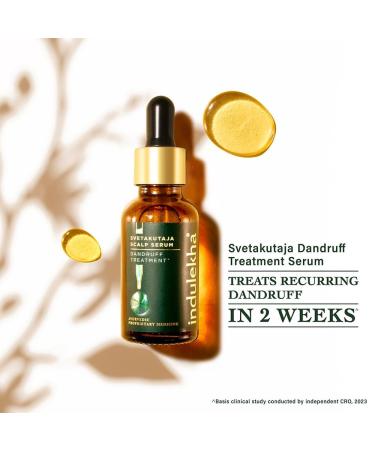 Indu..lekha Sve..tak..utaja Scalp Serum Dandruff Treatment Silicone & Paraben Free Ayurvedic Formula - Buy Online on GoSupps.com