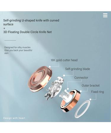 Double Halo Replacement Heads for Finishing Touch Flawless Facial Hair Remover Gen 2 - 6 Blades - Buy Online on GoSupps.com