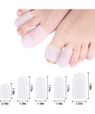 20 Pack Soft Silicone Toe Caps - Ultimate Foot Protection for High Heels | Comfortable Toe Pads & Plasters for Men & Women - Buy Online on GoSupps.com