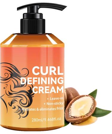  YNPQTDS Curl Cream | 280ml Hair Cream for Waves - Hair Care Lotion Non Sticky Women Girls Routine Morning and Evening - Buy Online on GoSupps.com