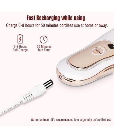 3-in-1 Epilator for Women - Electric Hair Removal with Lady Shaver and Callus Remover - Perfect for Legs, Bikini, Arms - Gold - Buy Online on GoSupps.com