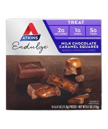 Endulge Milk Chocolate Caramel Squares 1 Box