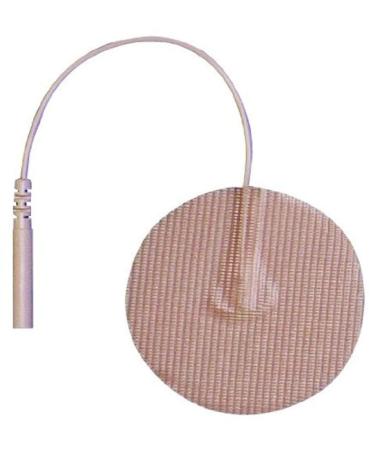 3B Scientific W63217 Round Comfort-Stim Elite Tan Tricot Electrodes 2" Diameter