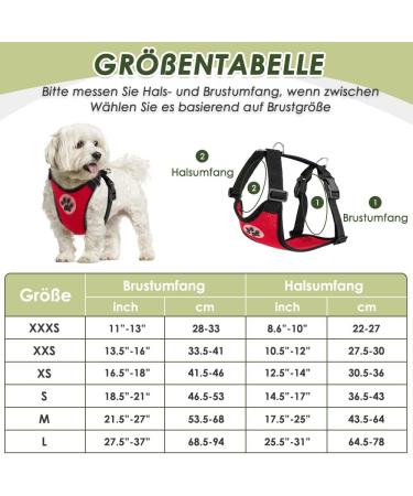 Buy Slowton Dog Harness with Safety Belt for Car - Breathable Latex Red XXS | Perfect for Everyday Sports - Buy Online on GoSupps.com