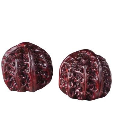 Unbit ballstretcher magnetic stress ball solid hand exercise to keep the ball the walnut-schnitz-massage handball carried with you