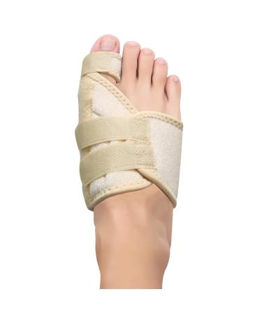Hallux valgus correction rail for relief from large toe pain and to align the toes hallux valgus bandage for men and women protection of the big toe (beige right) right beige