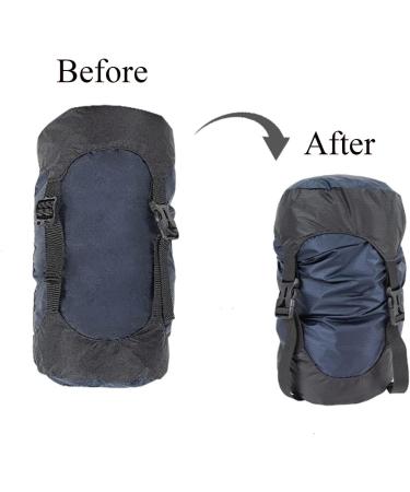 Yundxi Compression Stuff Sack 8L - Lightweight Storage Sack for Camping & Hiking - Dark Blue - Buy Online on GoSupps.com