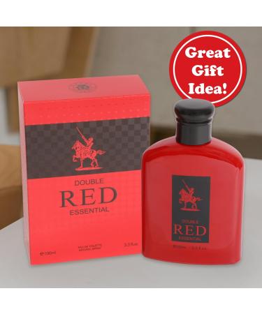 Double Red Essential Spray Cologne - Eau De Toilette for Men - 3.3 fl.oz - Buy Online on GoSupps.com