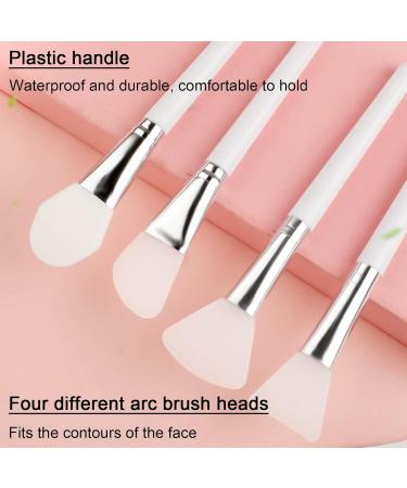 Olakin Mask Brush Set - 4 Silicone Facial Mask Applicators for Masks Serums & DIY Skincare - Buy Online on GoSupps.com