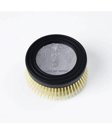 Wazakura 2.5 Radial Blooming Flower Ikebana Kenzan Brass Holder - Japanese Round Pin Frog Tool for Floral Arrangement - Made in Japan - Buy Online on GoSupps.com