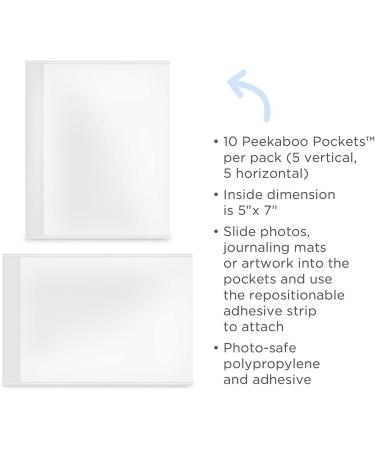 Creative Memories 5x7 Peekaboo Pockets (10/pk) - Organize and Store Memories Easily - Buy Online on GoSupps.com