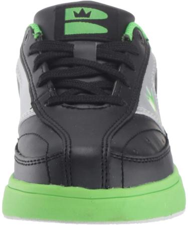 Boys Brunswick Renegade Bowling Shoes - Black/Neon Green - Size 04 (Youth) - Buy Online on GoSupps.com