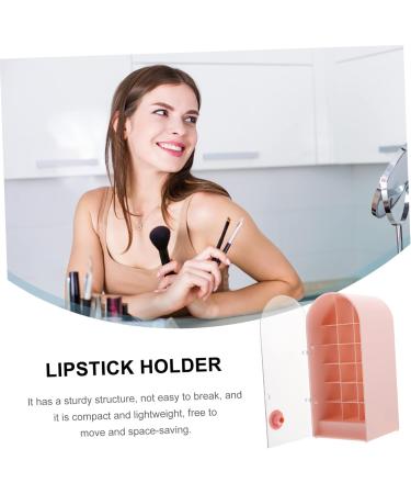  Beatifufu Desktop Lip Organizer Lipstick Storage Box Practical and Elegant Makeup Holder with Lid - Buy Online on GoSupps.com