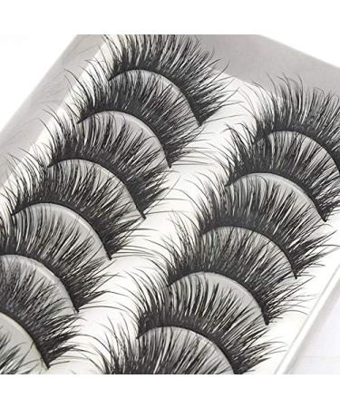 3D Stereoscopic Multilayer False Eyelashes Thick Natural Handmade Full Strip Lashes Style False Eyelashes for Gilr Beauty -Black - Buy Online on GoSupps.com